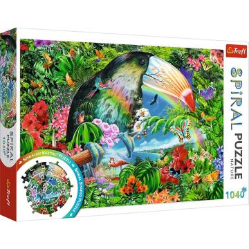 Trefl Puzzle Tropıcal Anımals 1040 Parça Spiral Puzzle