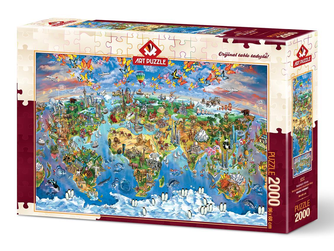 Art Puzzle Büyüleyici Dünya 2000 Parça Puzzle
