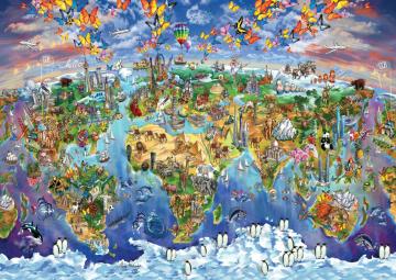 Art Puzzle Büyüleyici Dünya 2000 Parça Puzzle