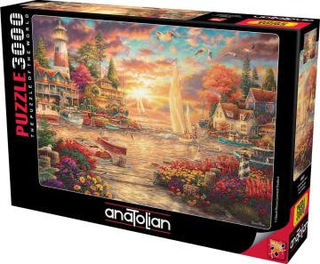 Anatolian Puzzle Limanda Gün Sonu 3000 Parça Puzzle