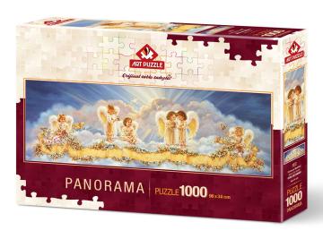 Art Puzzle Koruyucu Melekler  1000 Parça Panorama Puzzle