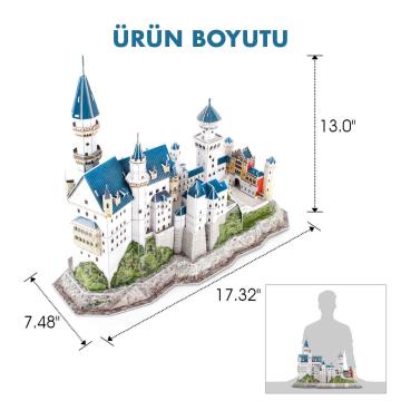 Cubic Fun National Geographic Neuschwanstein Kalesi Almanya