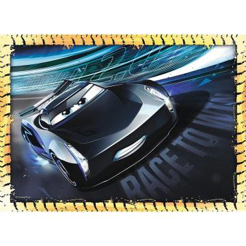 Trefl Puzzle Ready, Steady, Go! / Dısney Cars 3 4 in 1 Çocuk Puzzle (35+48+54+70 Parça)