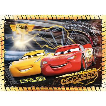 Trefl Puzzle Ready, Steady, Go! / Dısney Cars 3 4 in 1 Çocuk Puzzle (35+48+54+70 Parça)