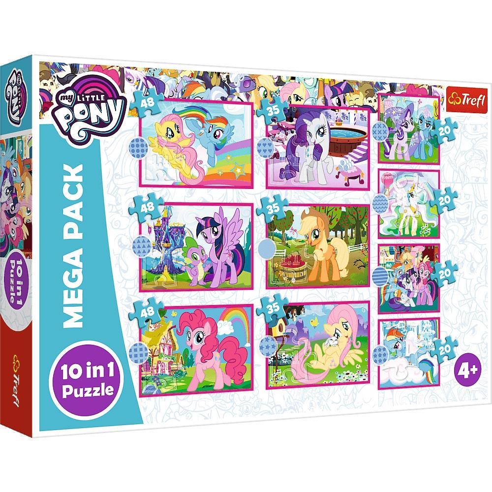 Trefl Puzzle Ponies Magical World 10 in 1 Çocuk Puzzle