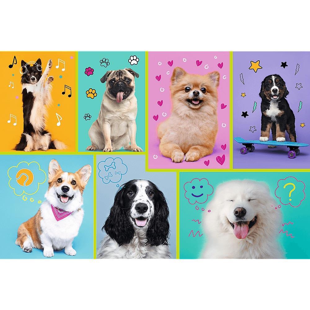 Trefl Puzzle In The World Of Dogs 100 Parça Puzzle