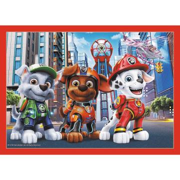 Trefl Puzzle Paw Patrol In The Cıty / Vıacom Paw Patrol: The Movıe 4 in 1 Çocuk Puzzle  (35+48+54+70 Parça)