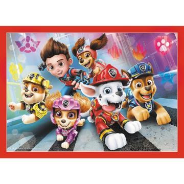 Trefl Puzzle Paw Patrol In The Cıty / Vıacom Paw Patrol: The Movıe 4 in 1 Çocuk Puzzle  (35+48+54+70 Parça)