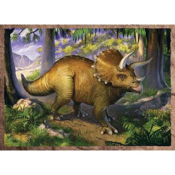 Trefl Puzzle Interestıng Dınosaurs 4 in 1 Çocuk Puzzle (35+48+54+70 Parça)