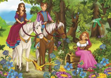 Art Çocuk Puzzle Prensesin Hayali 2x100 Parça Puzzle