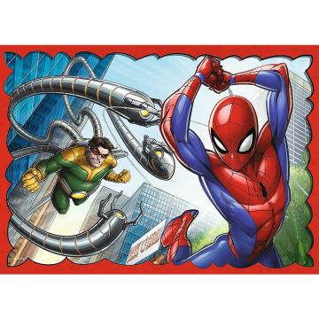 Trefl Puzzle The Heroıc Spıder-Man 4 in 1 Çocuk Puzzle (35+48+54+70 Parça)