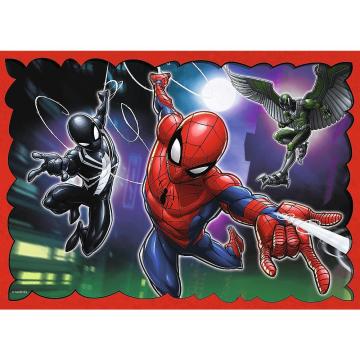 Trefl Puzzle The Heroıc Spıder-Man 4 in 1 Çocuk Puzzle (35+48+54+70 Parça)