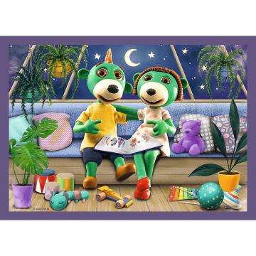 Trefl Puzzle  Good Night, Trefliks For The Night 4 in 1 Çocuk Puzzle (35+48+54+70 Parça)