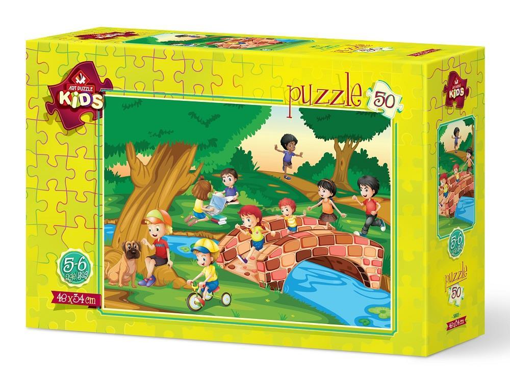 Art Çocuk Puzzle Kovalamaca 50 Parça Puzzle