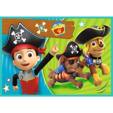 Trefl Puzzle Happy Paw Patrol Team / Vıacom Paw Patrol 4 in 1 Çocuk Puzzle  (35+48+54+70 Parça)