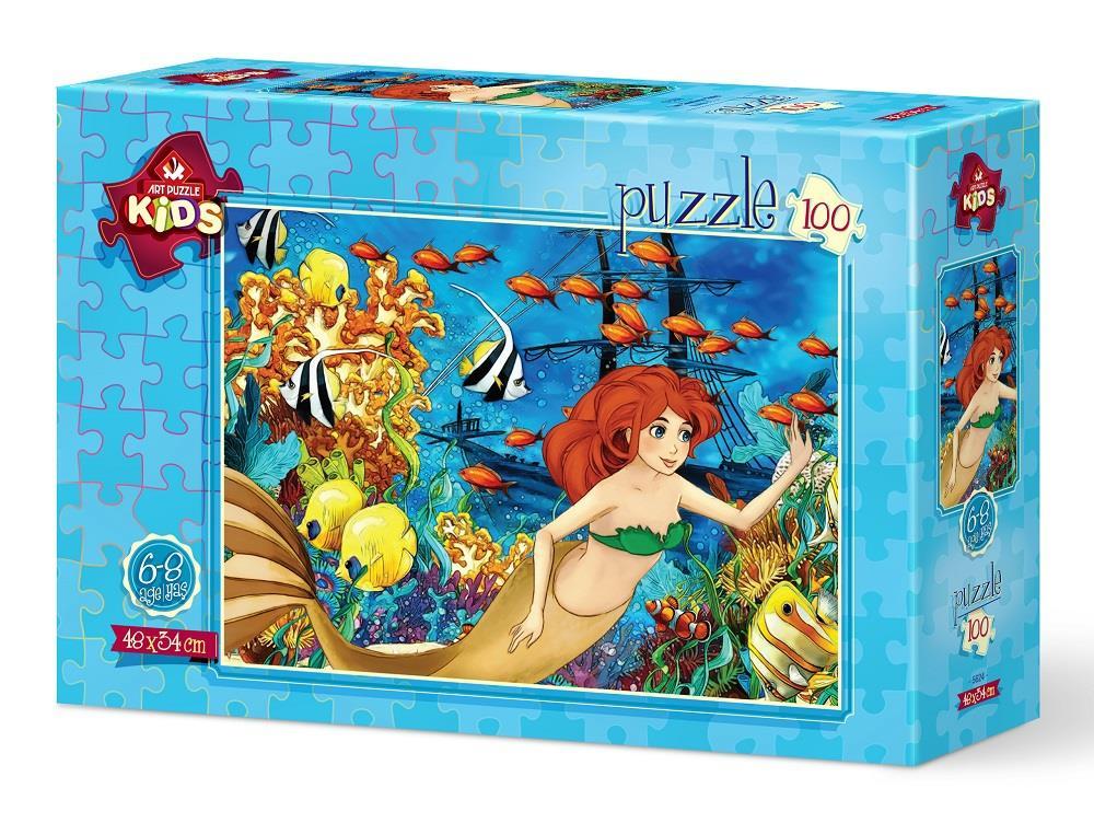 Art Çocuk Puzzle Batık Gemi 100 Parça Puzzle