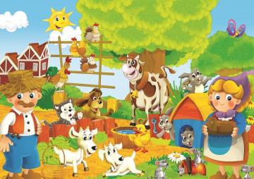 Art Çocuk Puzzle Çiftlik Hayatı 35+60 Parça Puzzle