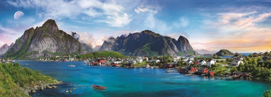 Trefl Puzzle Lofoten Archipelago 500 Parça Panorama Puzzle