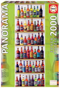 Educa Puzzle World Beers 2000 Parça Panorama Puzzle