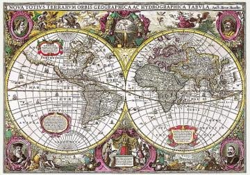 Trefl Puzzle Map Of The Entire Earth, 1630 2000 Parça Puzzle