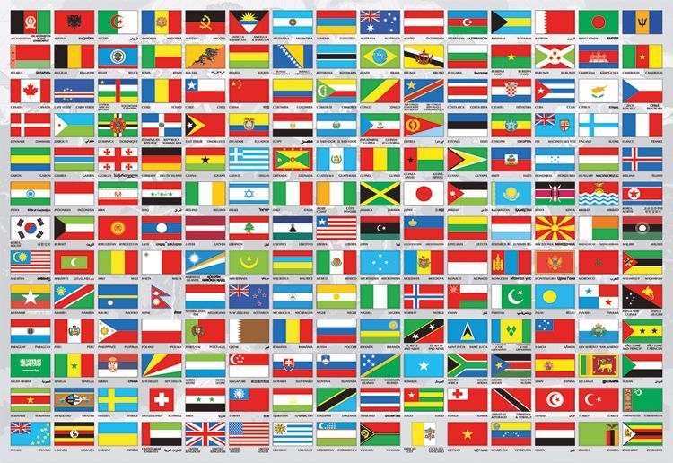 Educa Puzzle Flags Of The World 1500 Parça Puzzle