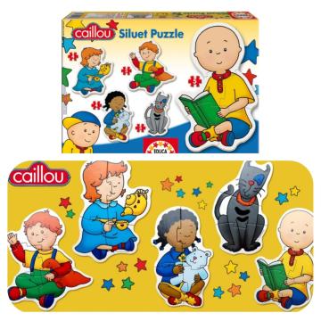 Eğitici Puzzle Seti Caillou Modelleri (Renkler,Siluet,Süperpack) Educa Çocuk Puzzle