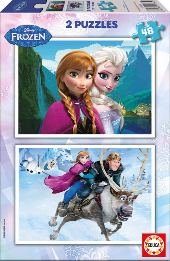 Educa Puzzle Frozen, Disney 2 X 48 Parça