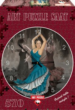 Art Puzzle Flamenco 570 Parça Saat Puzzle