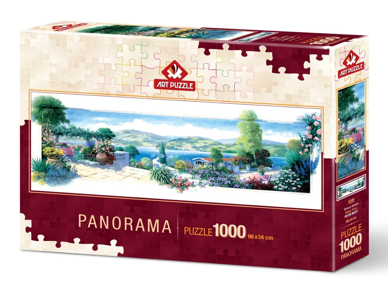 Art Puzzle Bahçe Teras 1000 Parça Panorama Puzzle