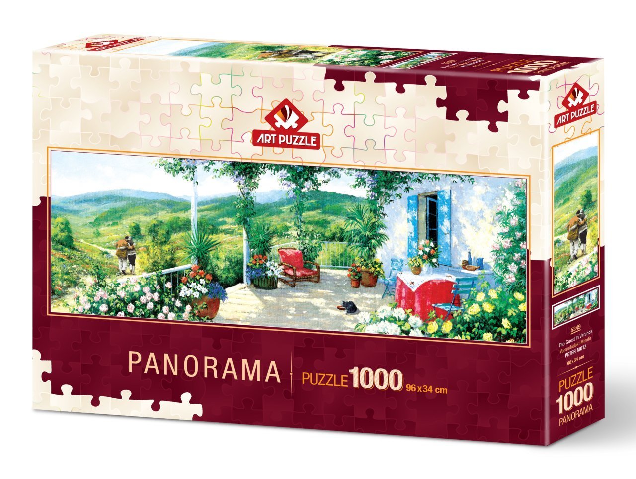 Art Puzzle Verandadaki Misafir 1000 Parça Panorama