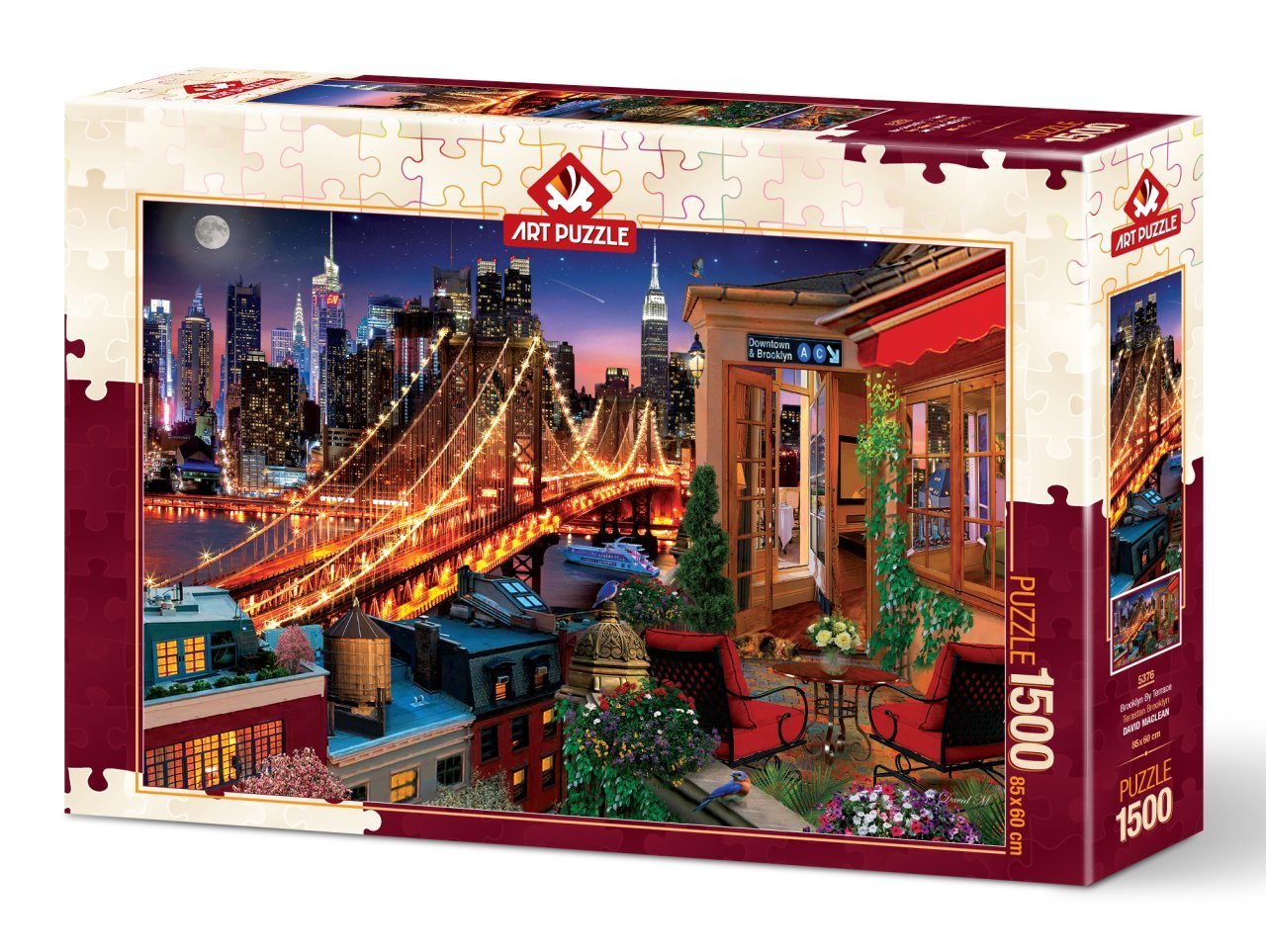 Art Puzzle Terastan Brooklyn 1500 Parça Puzzle