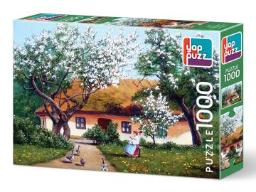Yappuzz Ördekli Bahçe 1000 Parça Puzzle