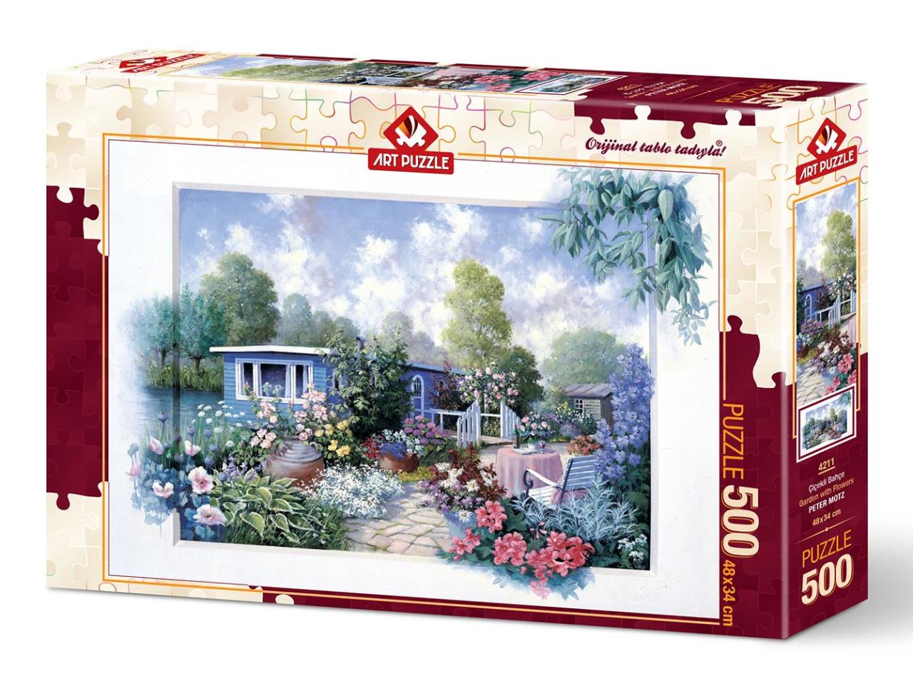 Art Puzzle Çiçekli Bahçe 500 Parça Puzzle