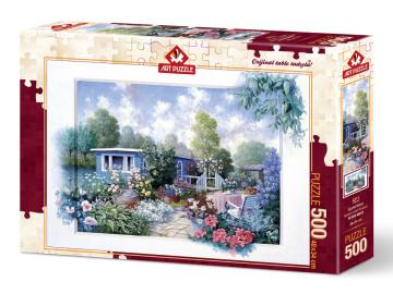 Art Puzzle Çiçekli Bahçe 500 Parça Puzzle