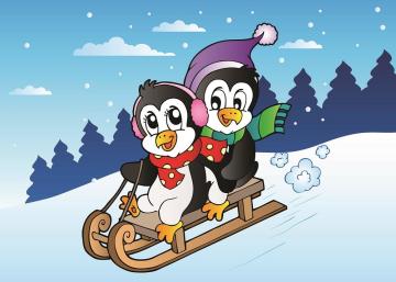 Art Puzzle Penguenler 2'li 12+24 Parça Yapboz