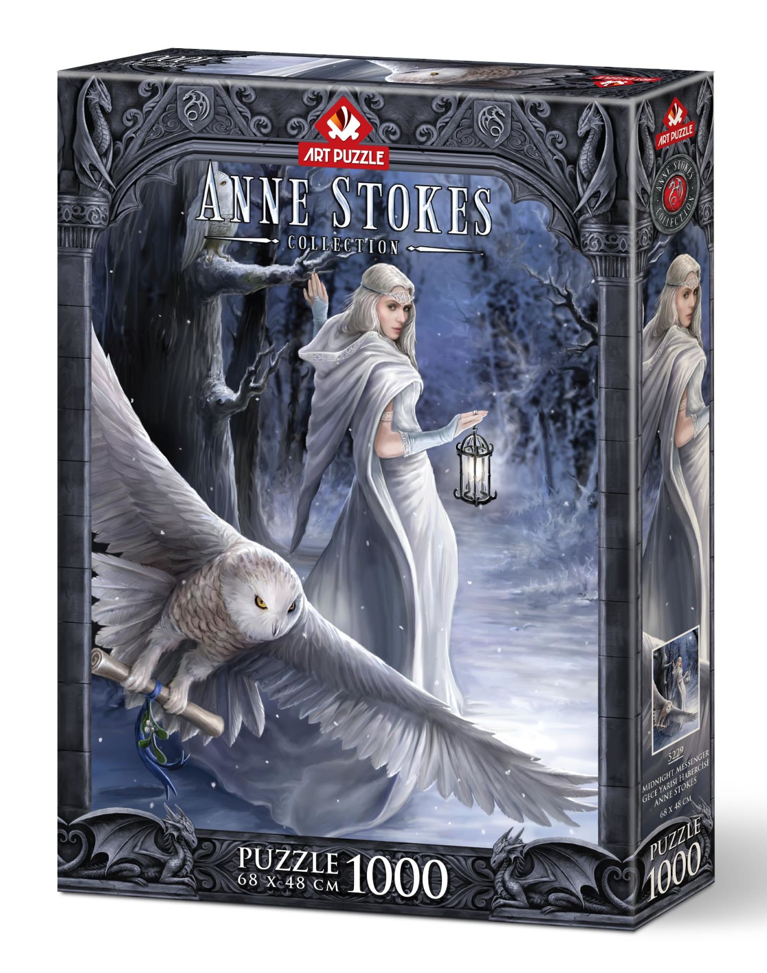 Art Puzzle Anne Stokes Gece Yarısı Habercisi 1000 Parça Puzzle