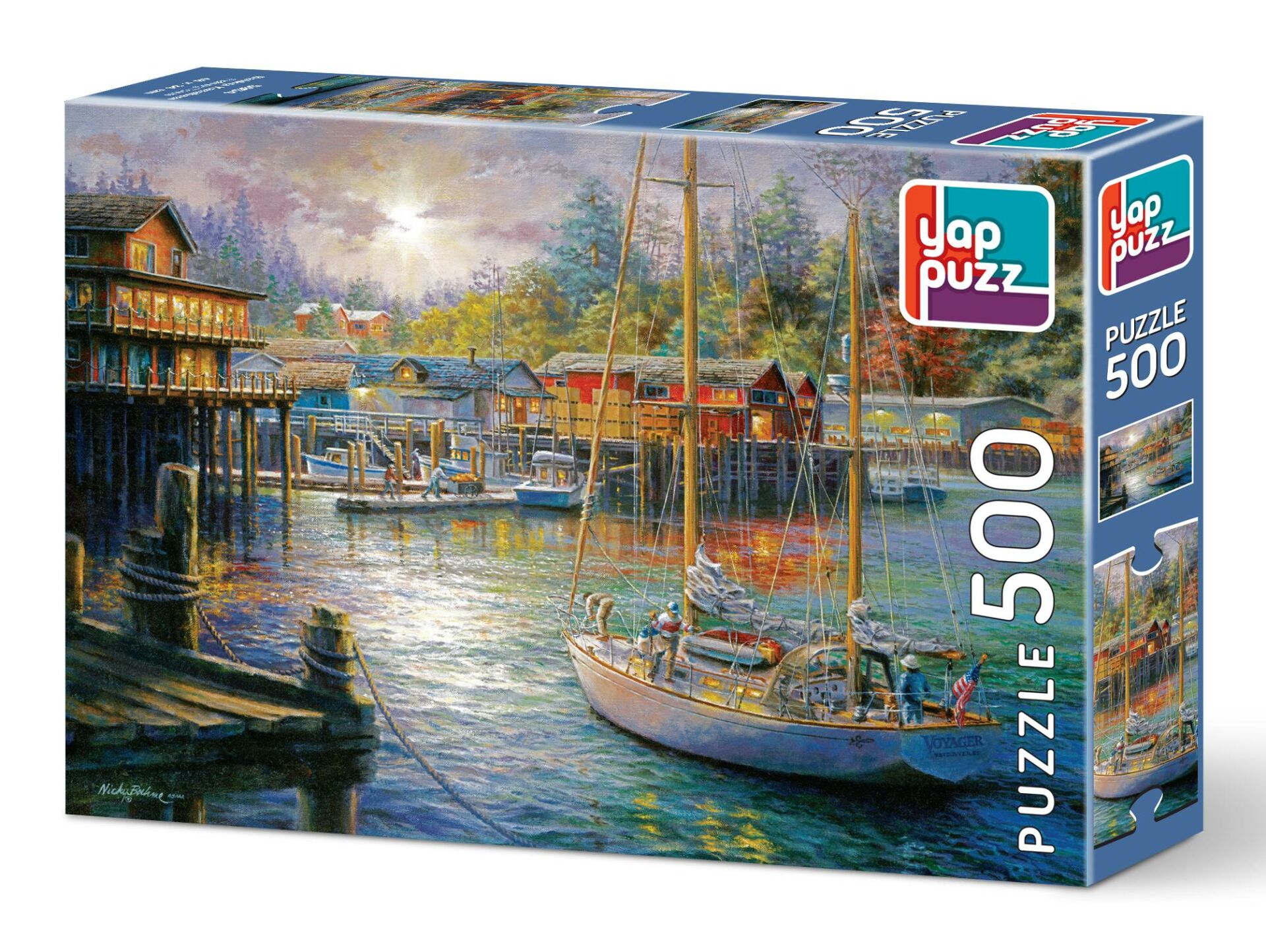 Yappuzz Balıkçı Kasabası 500 Parça Puzzle