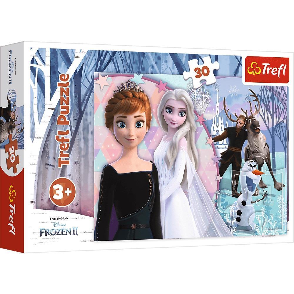 Trefl Çoçuk Puzzle Magıcal Frozen 30 Parça Puzzle