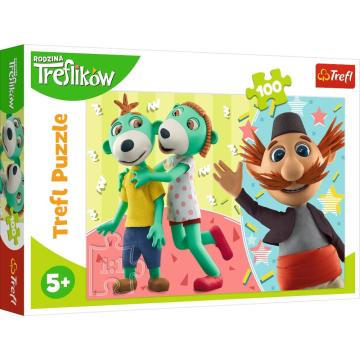 Trefl Çoçuk Puzzle Treflıks And Uncle 100 Parça Puzzle