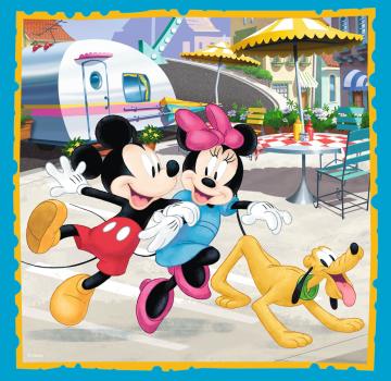 Trefl Puzzle Mickey Mouse with Friends 3'lü 20+36+50 Parça Yapboz