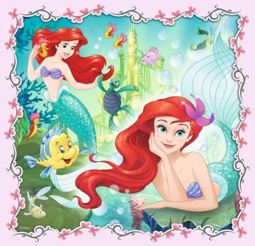 Trefl Puzzle Rapunzel, Aurora and Ariel 3'lü 20+36+50 Parça Yapboz