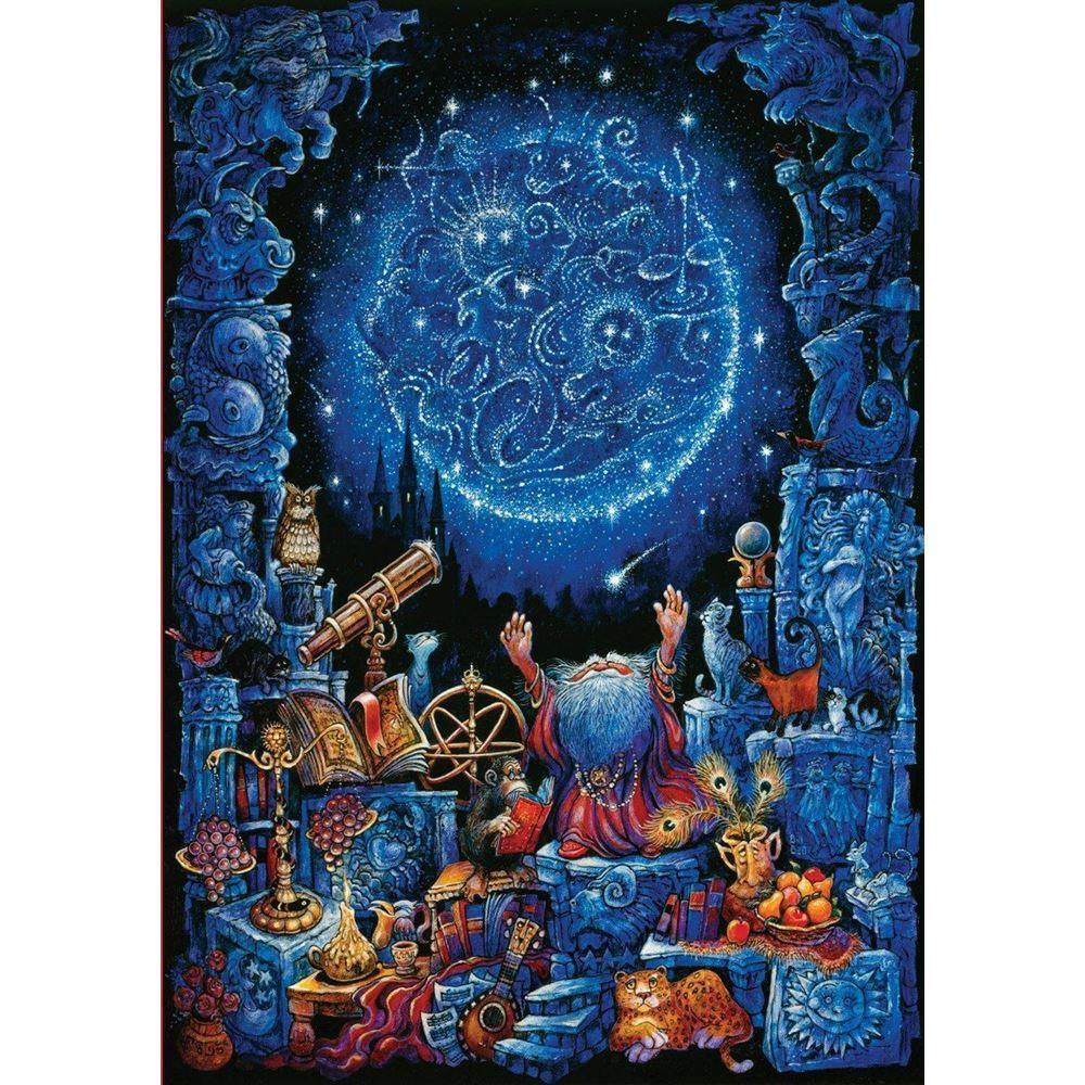 Art Puzzle Astroloji 1000 Parça Neon Yapılmış Puzzle(68 x 48 cm)