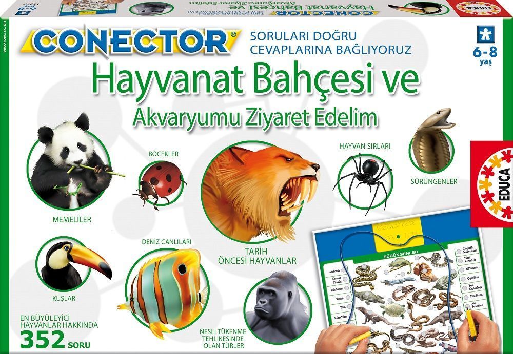 Educa Puzzle Hayvanat Bahçesi Connector Eğitici Oyun