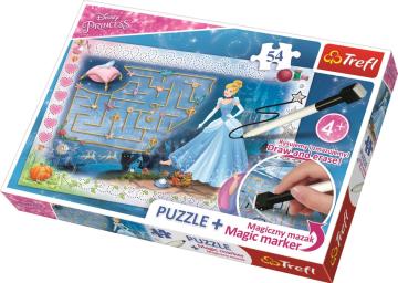 Trefl Puzzle Princess 54 Parça Yapboz + Kalem