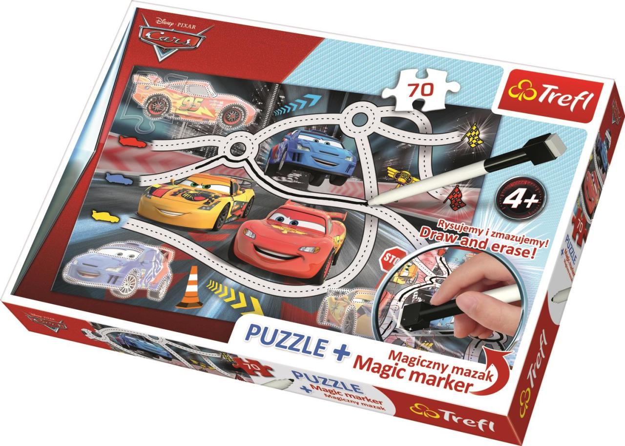 Trefl Puzzle Cars 2,70 Parça Yapboz + Kalem