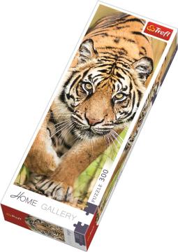 Trefl Puzzle Leaping Tiger 300 Parça Panorama Puzzle