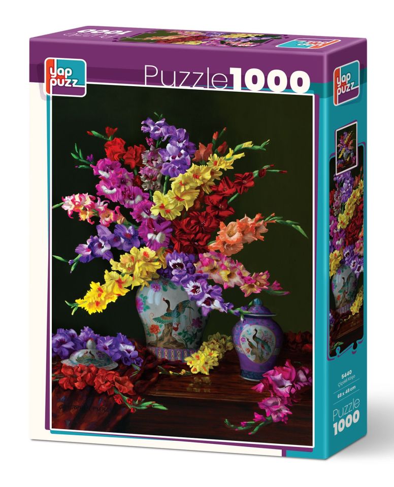 Yappuzz Çiçekli Köşe 1000 Parça Puzzle