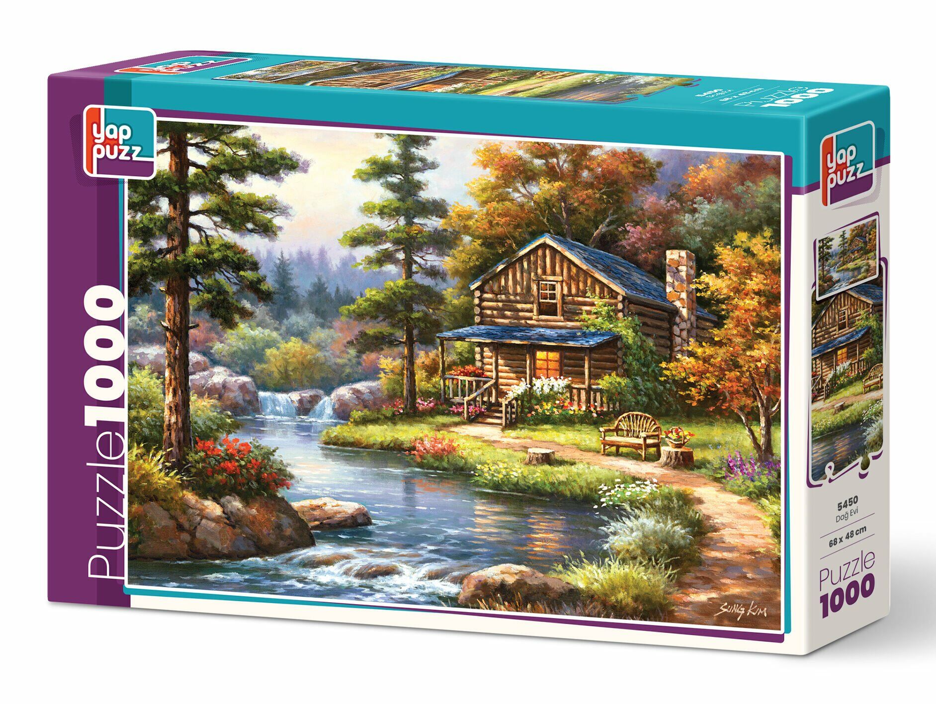 Yappuzz Dağ Evi  1000 Parça Puzzle