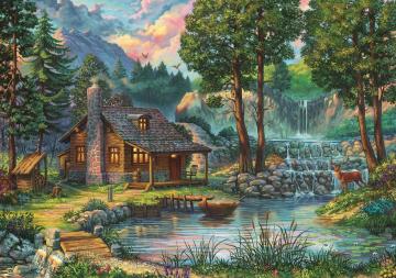 Art Puzzle Masal Evi 1000 Parça Yapılmış Puzzle(68 x 48 cm)