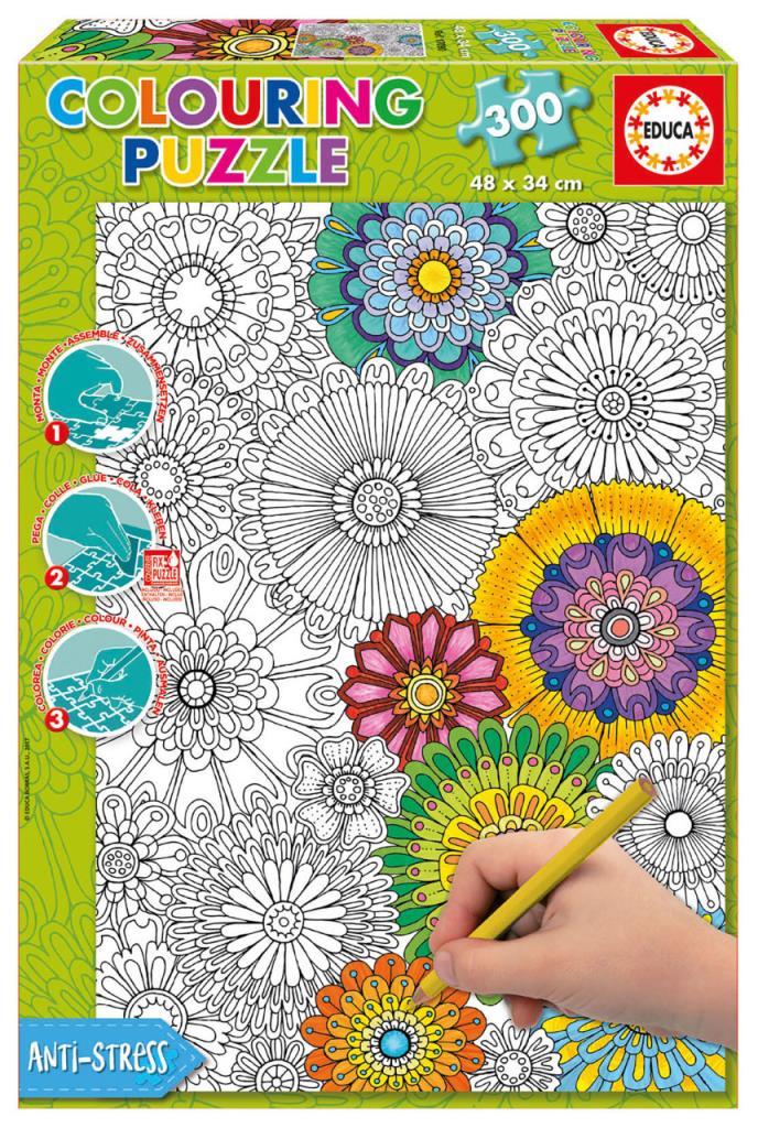 Educa Puzzle Big Beautiful Blossoms 23 300 Parça Boyama